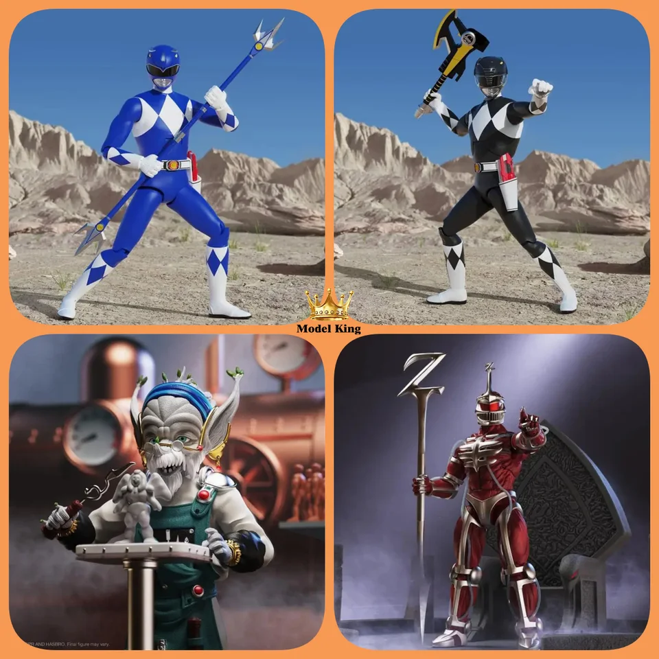 Pôvodná Super7 1/12 Dinosaur Squadron 3 Wave Zarfenster Beast God Blue Warrior Black Warrior Full Set 6inch Action Figure Hračky