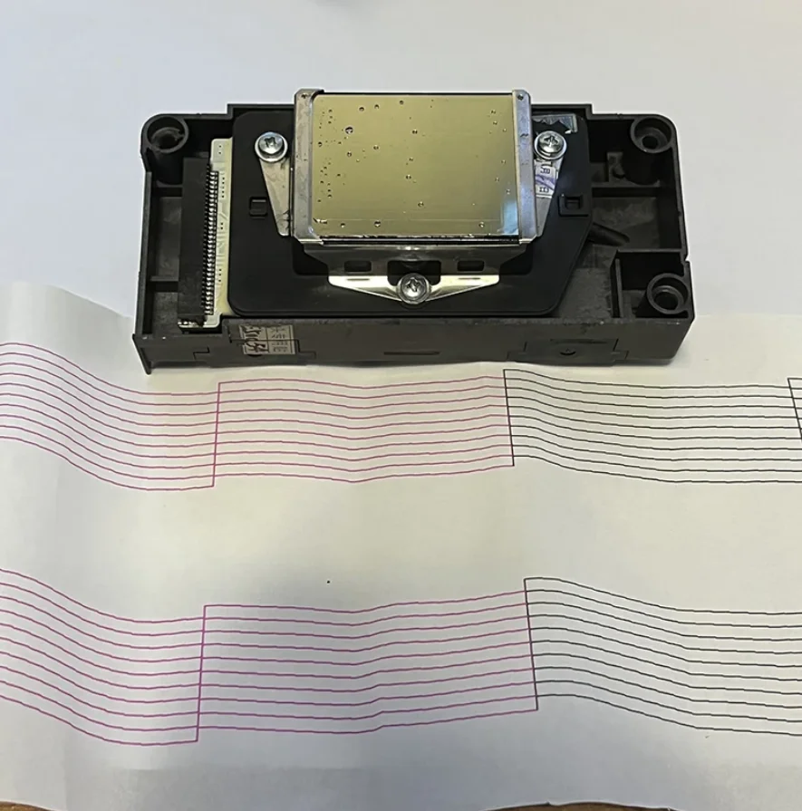 Pôvodná tlačová hlava Epson Universal z druhej ruky Epson F186000, F187000 DX5 Eco Eco Solvent Tlainsad