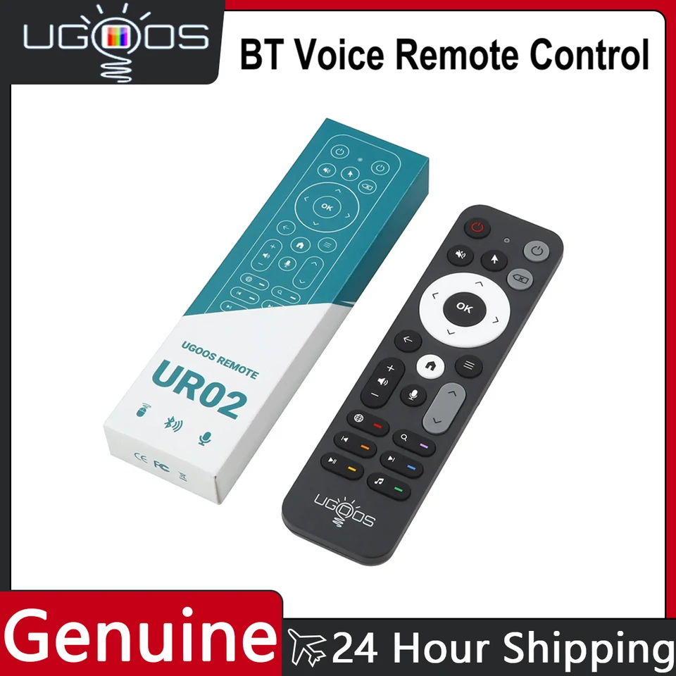 Pôvodná výmena diaľkového ovládania UgoOS UNOOS BT pre Ugoos TOX1 TOX3 TOX4 AM8 PRO AM6B PLUS X4 X4Q CUBE Pro Extra TV box