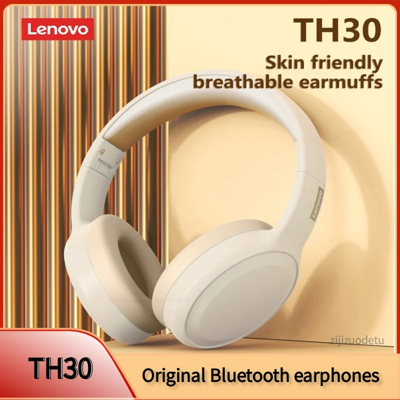 Pôvodné bezdrôtové slúchadlá Lenovo TH30 Bluetooth slúchadlá 5.0 Skladacie náhlavné slúchadlá Game Fone Bluetooth Suars