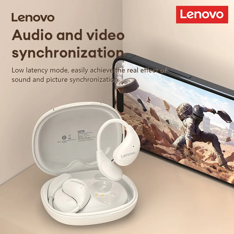 Pôvodné nové Lenovo TA330 OWS Bluetooth v5.4 slúchadlá Ultra nízka latencia pre herné headset