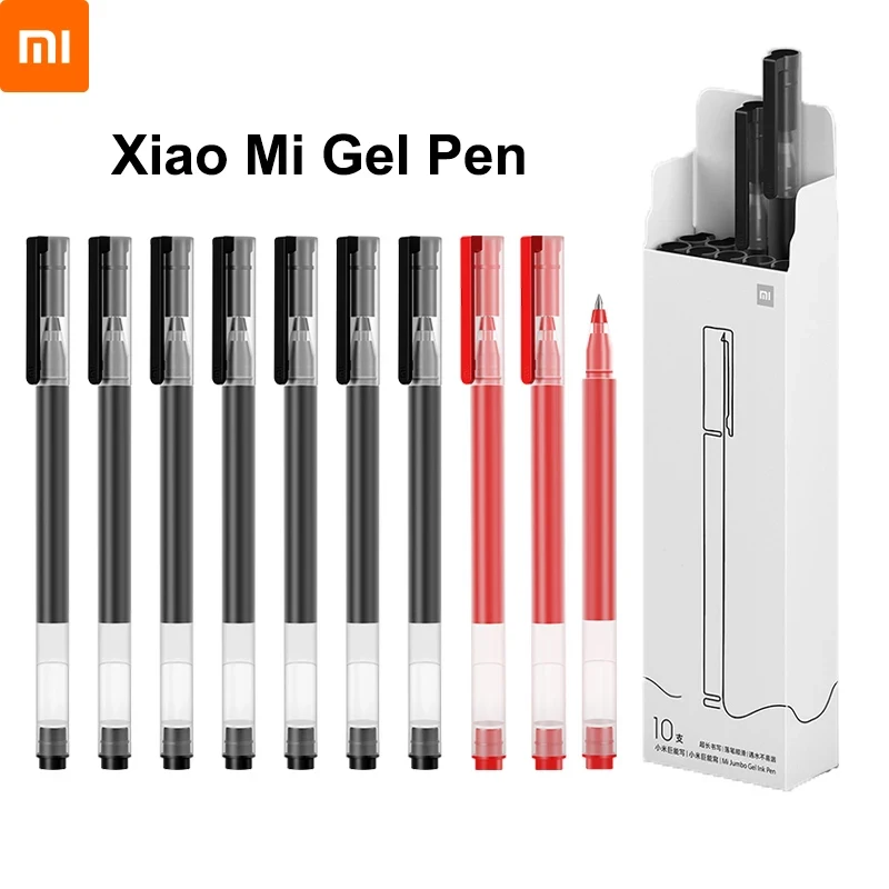 Pôvodné Xiaomi Pen Mijia super odolné znakové pero 0,5 mm gélové pero pre podpisy v kancelárii/škola Smooth Švajčiarsko Revill Mikuni