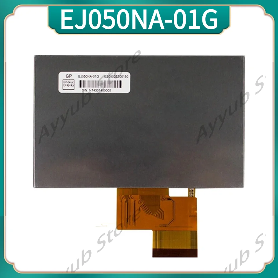 Pôvodný 5 palcový EJ050NA EJ050NA-01G / EJ050NA-01F / HJ050NA-01I LCD SCREE DISPLET 800X480 50PIN GPS TFT Výmena