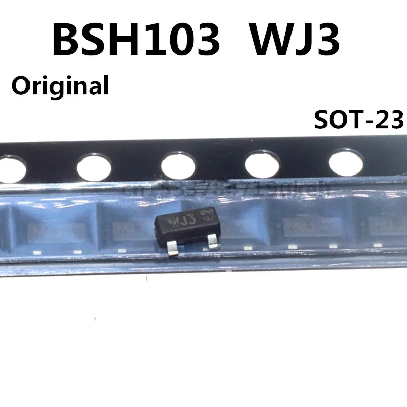 Pôvodný 50ks/ bsh103 WJ3 SOT-23 MOSFET NCH 30V 0,85A