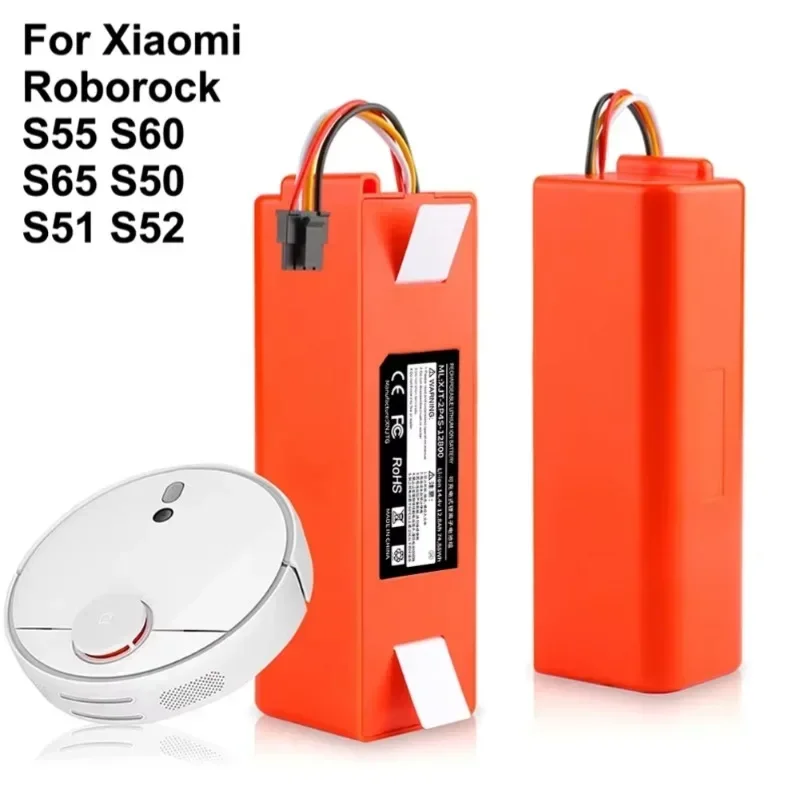 Pôvodný 6500 mAh BRR-2P4S-5200S Robotický vysávač Výmena batérie pre Xiaomi Roborock S55 S60 S65 S50 S51 S5 Max S6