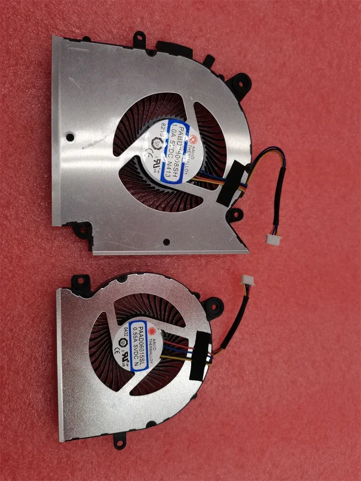 Pôvodný fanúšik CPU GPU pre MSI Warrior GF76 GF66 GL66 GL76 MS-17L1 GS-1581 GS-1583 PAAD06015SL N460 PABD08008SH N459