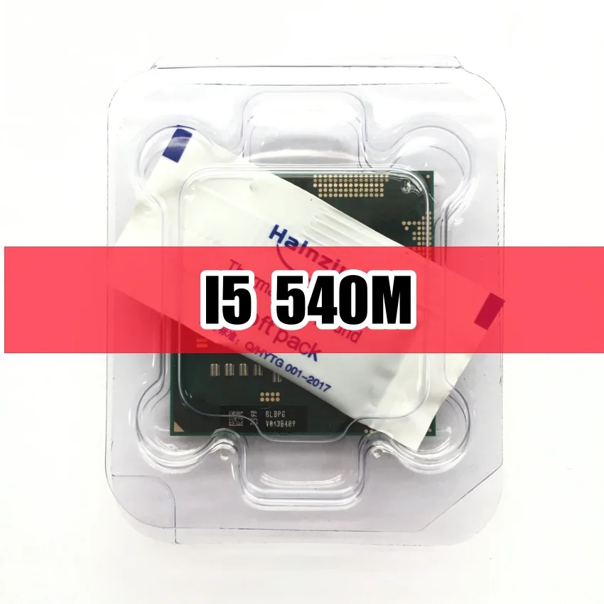 Pôvodný i5-540m notebook CPU 3M vyrovnávacia pamäť 2,53 GHz až 3,066 GHz I5 540M PGA988 procesor kompatibilný HM57 HM55 QM57