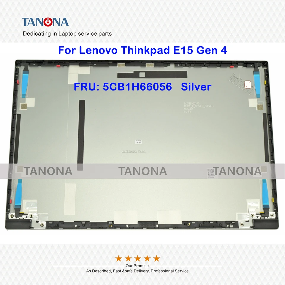 Pôvodný nový 5CB1H66056 AM2E6000210 Striebro pre Lenovo ThinkPad E15 Gen 4 LCD kryt zadného krytu zadného veka Horná puzdro kryt