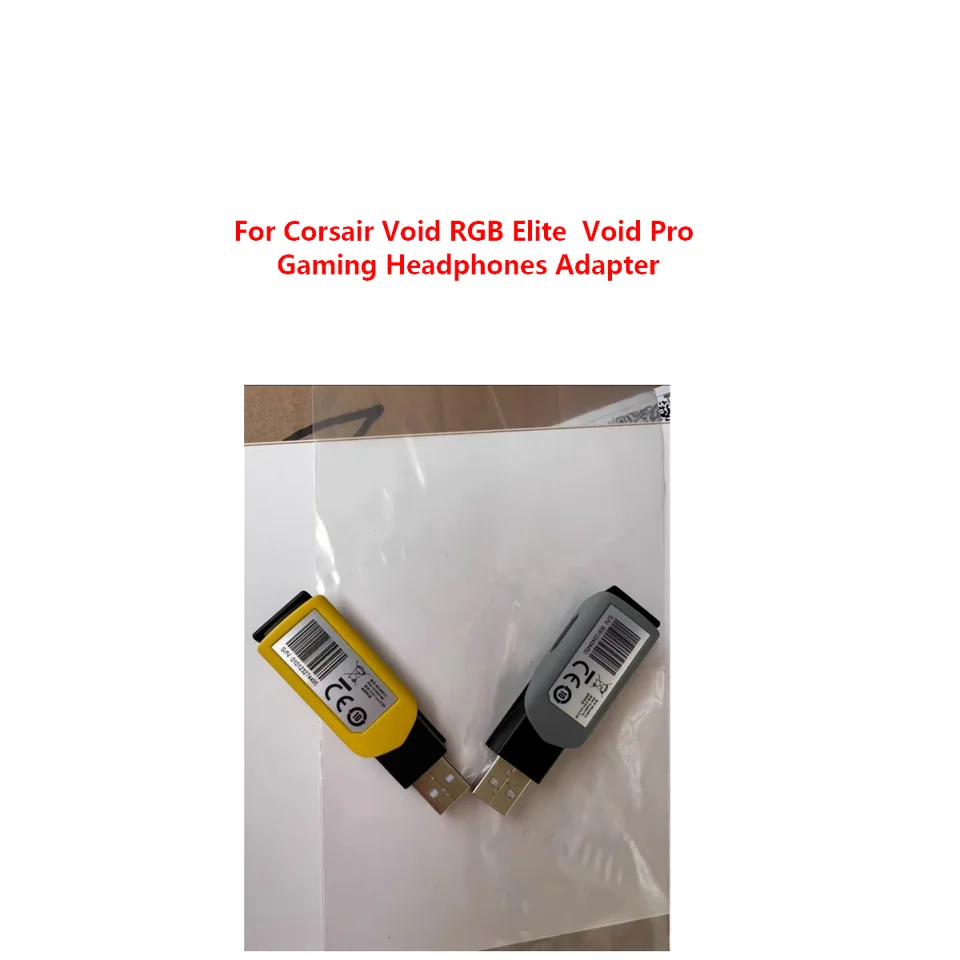 Pôvodný náhradný adaptér USB Dongle pre Corsair void RGB Elite / void pro elite herné slúchadlá použité opravy náhradné diely