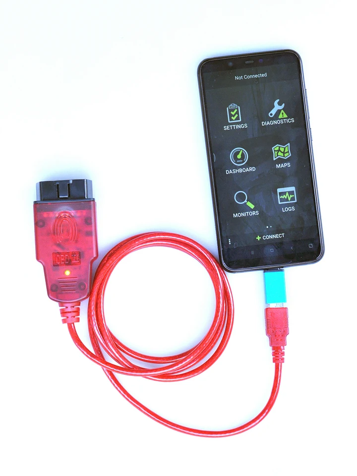 Pôvodný OBDLink SX USB 425801 Diagnostické rozhranie a softvér OBDWIZ pre inteligentný telefón so systémom Windows Android