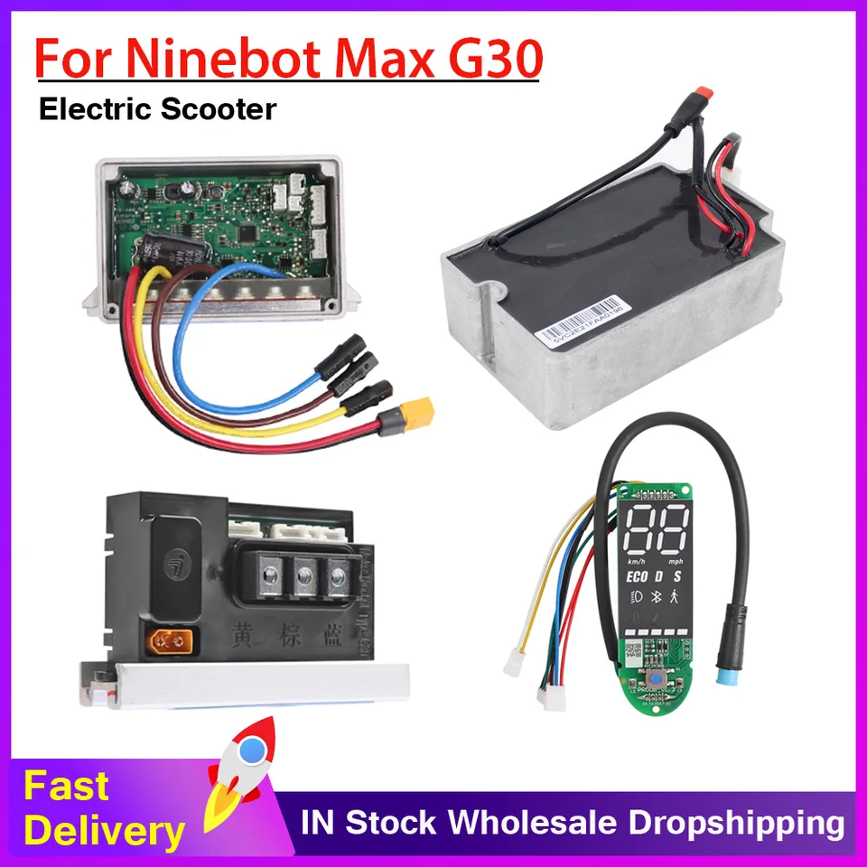 Pôvodný ovládač pre deväťbot Max G30 Electric Secootter Control Board Zostava obvodu dosky Dishboard Vstavané v nabíjačke