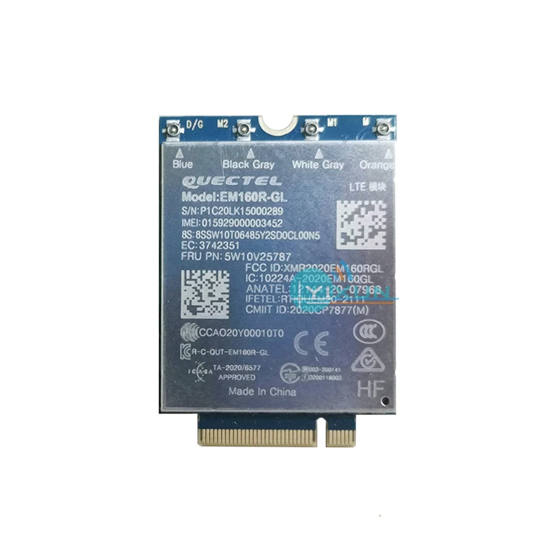 Pôvodný Quectel EM160R-Gl LTE CAT16 M.2 Modul FRU 5W10V25787 pre thinkpad p14 T14 T15 P15S GEN2 LAPTOP