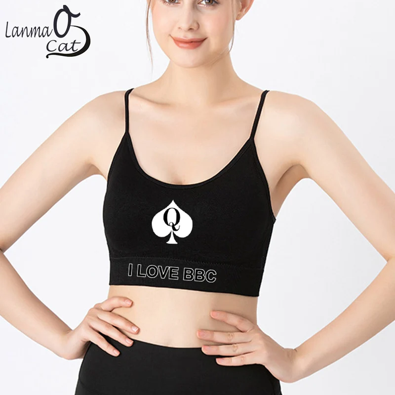 Q Spades Sports podprsenka Tank top pre ženy, ktoré bežia cvičenie, oblečenie podprsenka Top športového oblečenia Solid Sports Bras
