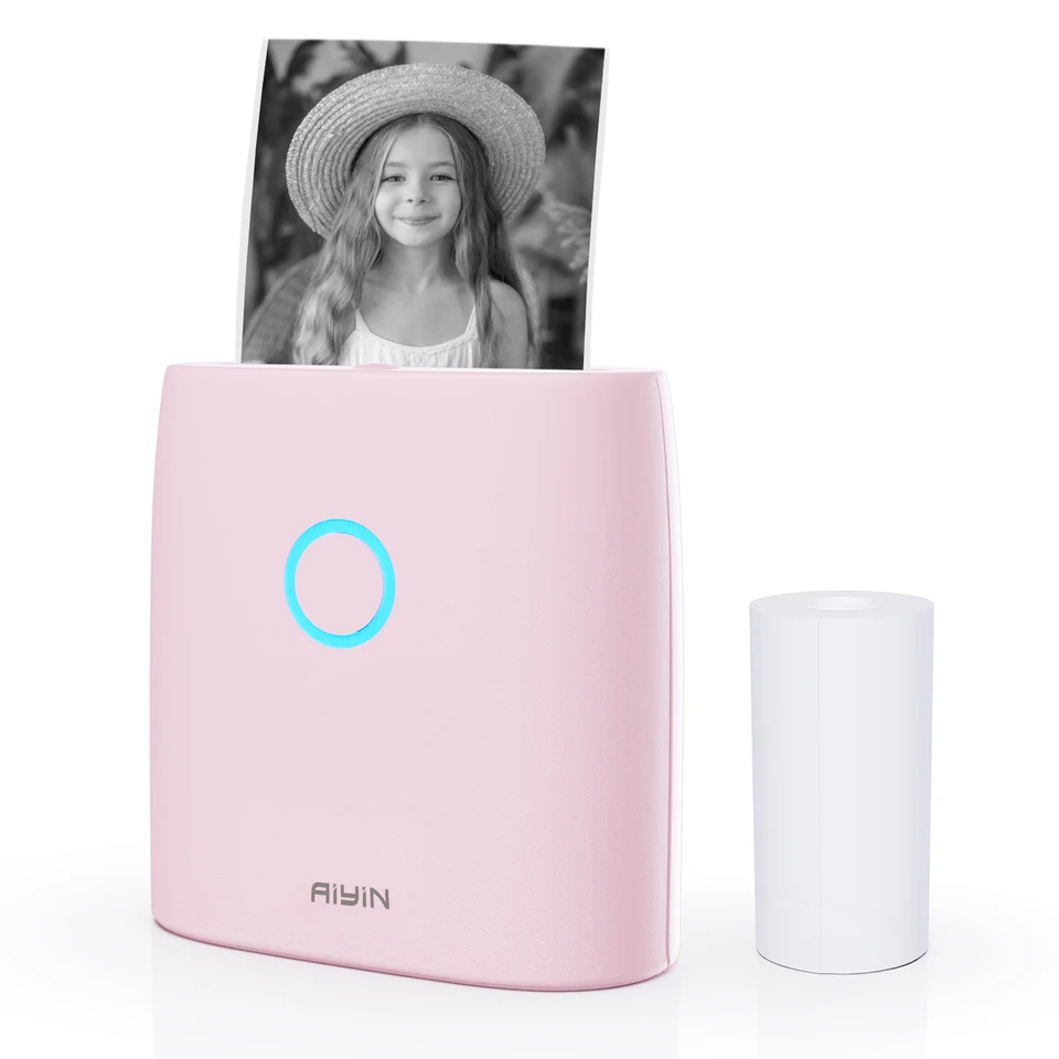 Q2 Mini vrecková tlačiareň Prenosná tepelná okamžitá fotografia 203DPI BT Wireless Label Maker Machine