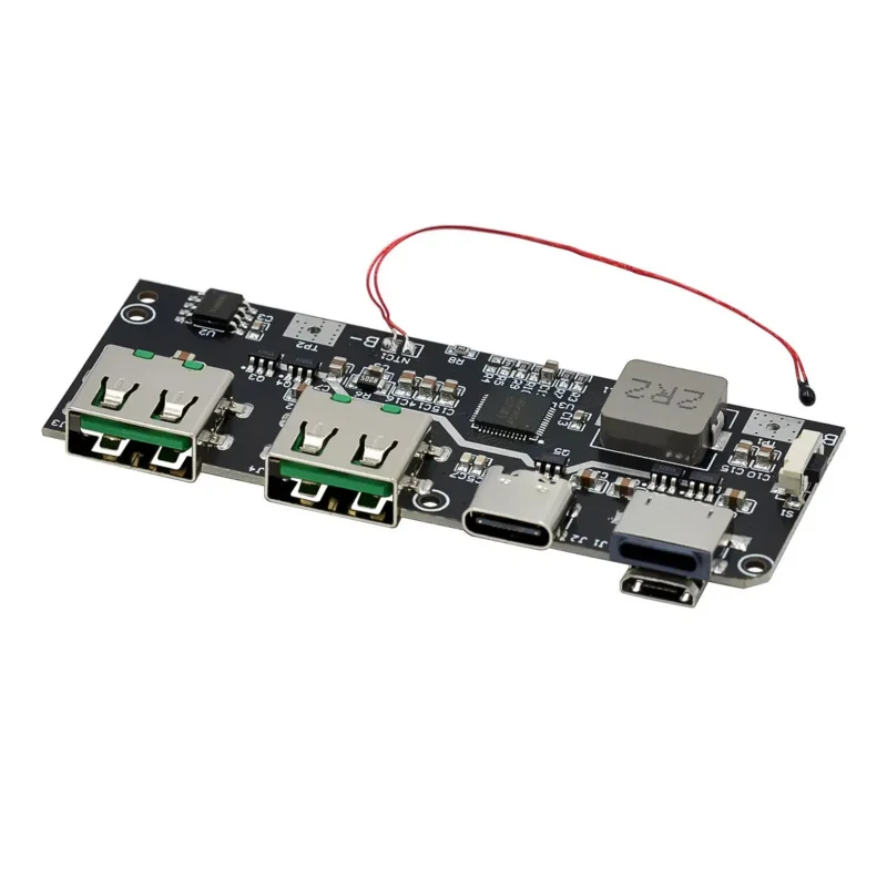 QC4.0 QC3.0 LED DUAL USB 5V 4.5A 22,5W MICRO / TYPE-C MOBILNÁ POLOŽKA BANKY 18650 Nabíjanie Teplota / ochrana obvodu