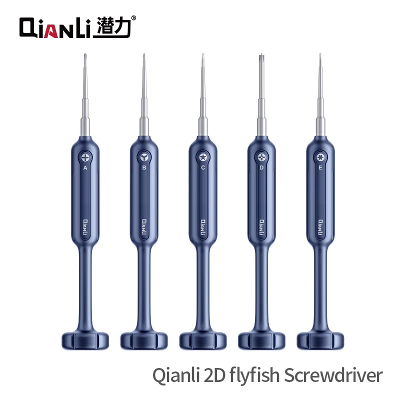 Qianli 2d Flyfish magnetický skrutkovač Vysoko presný viac -typový hliníková zliatina na otvárací nástroj na opravu hodiniek