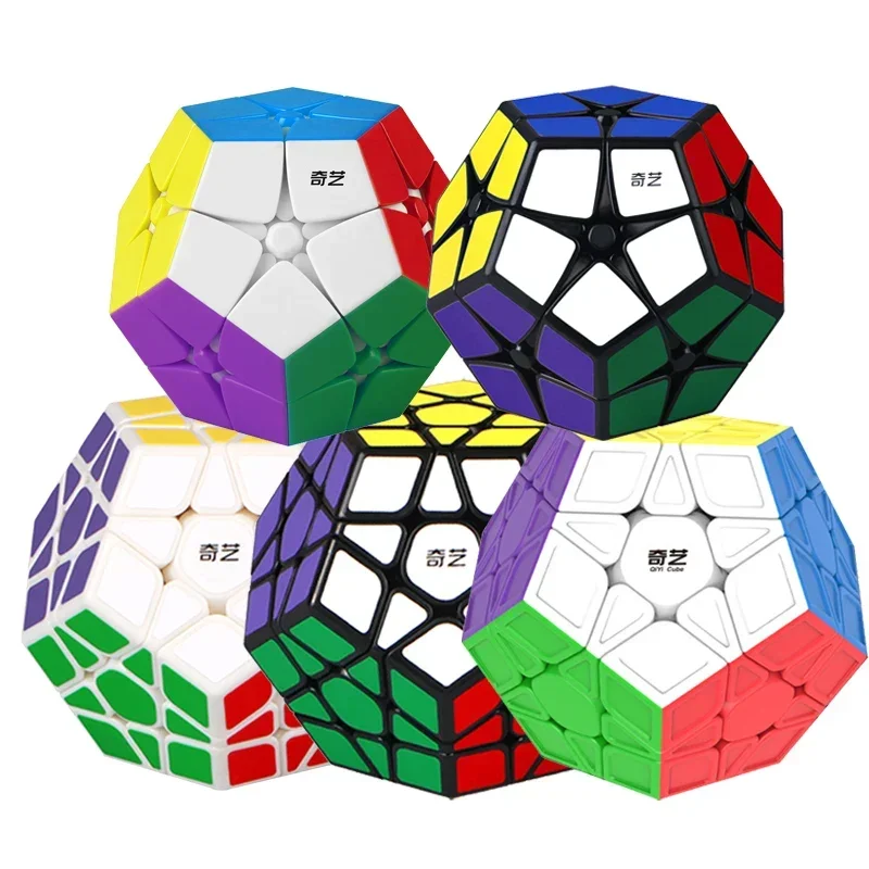 Qiyi 2x2 3x3 Megaminx Magic Cube Alien Speed ​​Magic Cube Puzzle Zábava skoré učenie deti pre dospelé hračky
