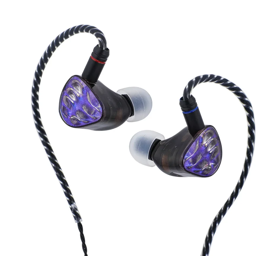 QKZ X HBB HADES 2DD in-u uší monitor HIFI slúchadlá káblové slúchadlá s odnímateľným káblom pre hudobníkov audiofilov