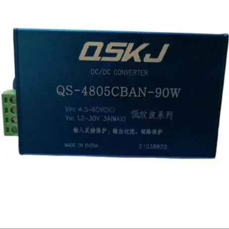 QS-4805CBAN-90W DC Automatické zosilňovač Vstup 4,5-60V Výstup 1.2-30V Konštantný konštantný napätie Modul konštantného napätia