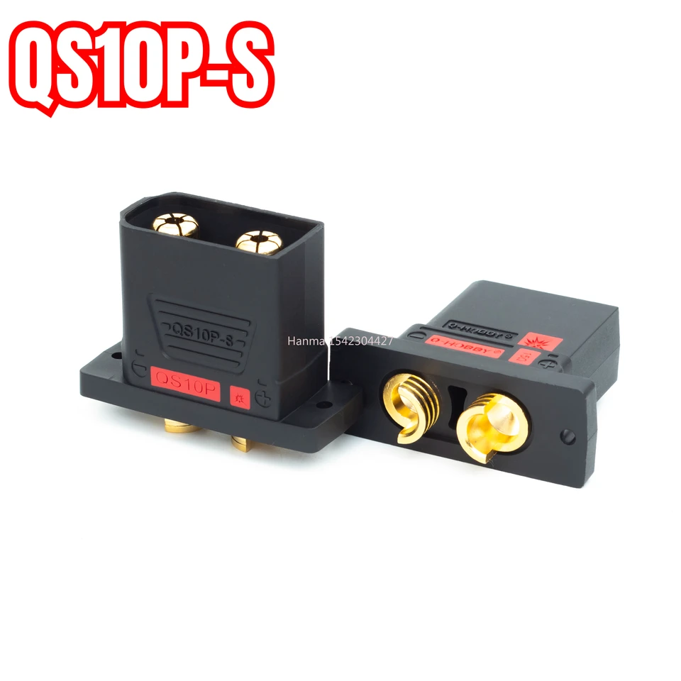 QS10P-S Adaptér anti zapaľovacej sviečky 210A Vysoko prúdový konektor pre RC Electric Car Model Plant Agriculture UAV Drone