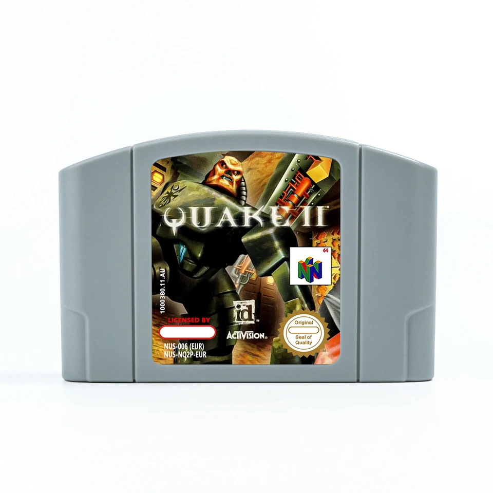 Quake II Game Cabtridge pre 64 bit Pal Pal Eur Consoles N64 Game Card