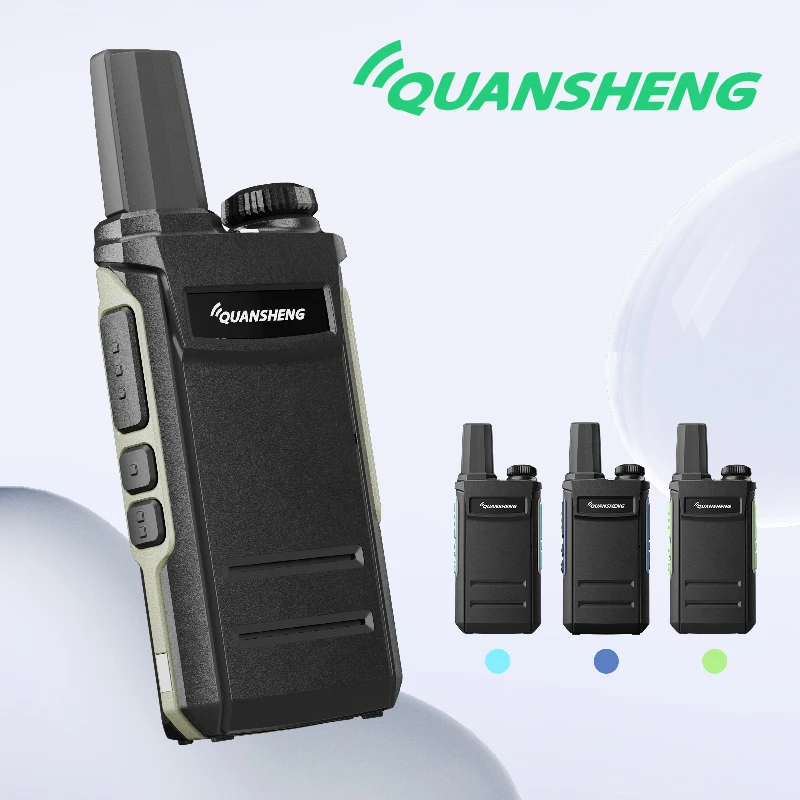 Quansheng ultra tenký Walkie talkie a1 vreckový pager Jedným kliknutím frekvencia zodpovedajúca nabíjaním typu C vonkajšie cestovné chodníky Talkie