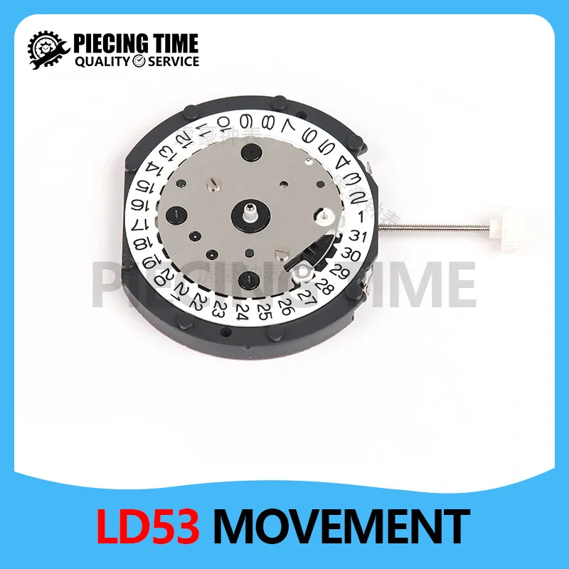 Quartz Movement 3.6.9 Malé sekundy Úplne nové hodinky Mouvement náhradné diely Parstchina LD53 Hnutie 6hands