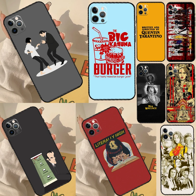 Quentin Tarantino Movie Case pre iPhone 11 12 13 14 15 16 Pro Max Cover pre iPhone 13 12 Mini XR X XS max