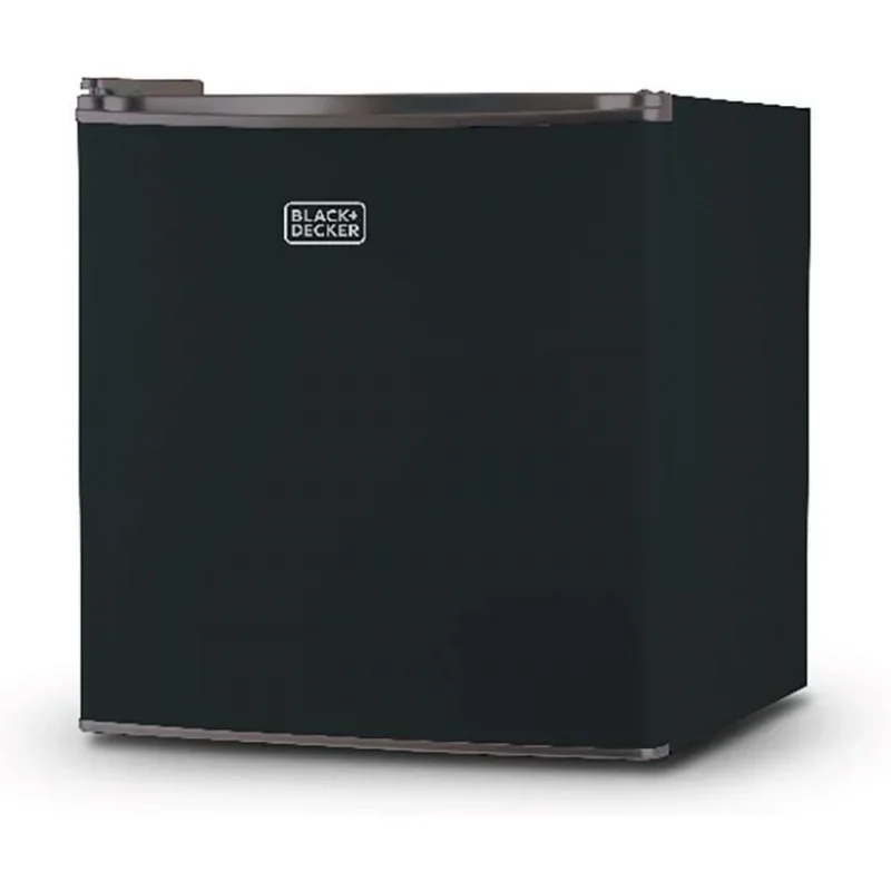 Qwblack Decker BCRrk17B Compaktná chladnička Energy Single Single od mini chladničky s mrazničkou, 1,7 kubických stôp, čierna