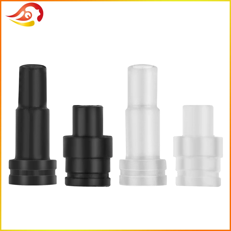 Qyfang 4/6 mm priemer plastových hadicových rúrkových rúrok Soft Gumber Raleve pre mužský konektorový konektor audio jack kovový adaptér slúchadlá MMCX