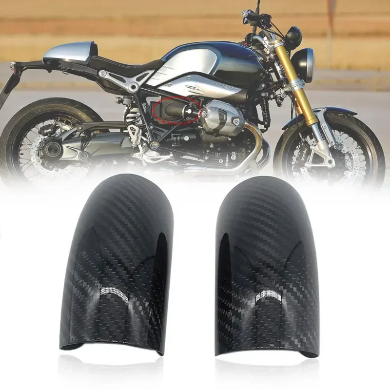 R deväť t Motocyklové výfukové doplnky pre BMW R Nine T Pure R9T Carbon Fibe Air Decise Decanrative Ochrana pripevnená