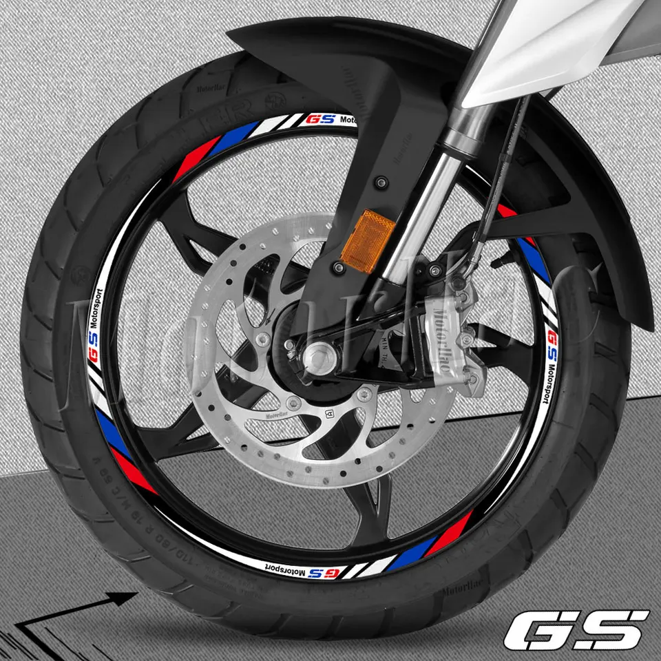 R1250 GS R 1200 GS G310 GS F650GS F750GS Reflexný motocykelový koleso ráfika nálepky Nálepky náboja pásky