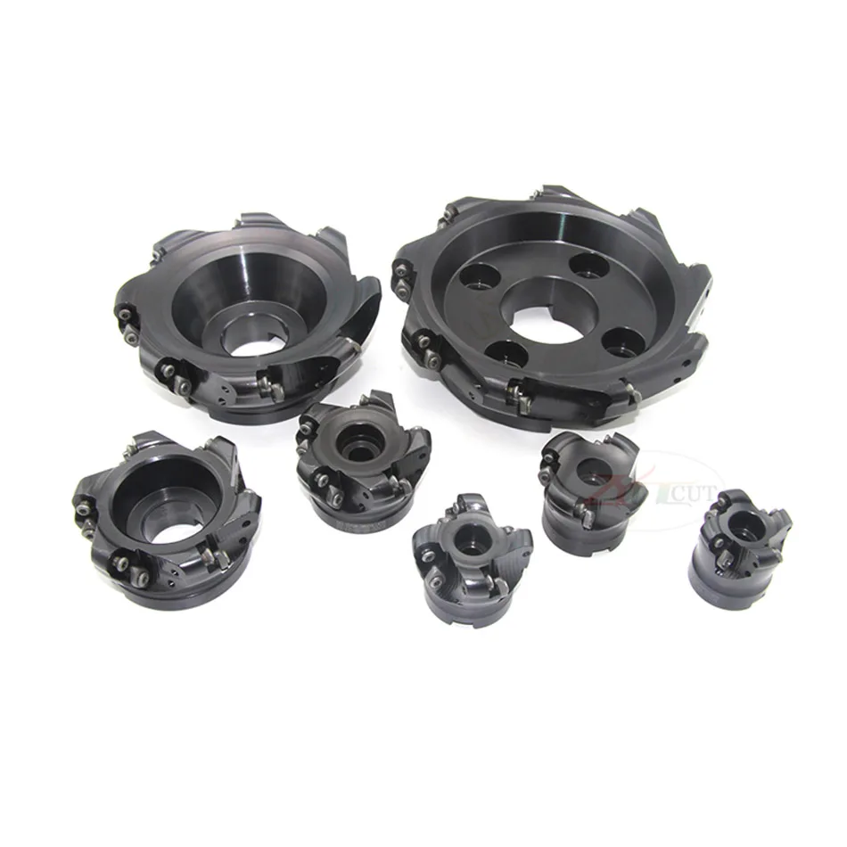 R200-5R 6R 8R-50/63/80/125/160/200 mm CNC okrúhle nosné mletie nožníc pre RCKT10T3MO Hrubá povrchová úprava hlavy pre strojové náradie