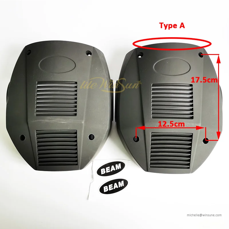 R7 BEAM 230W BEAM 5R 200 W Sharp Moving Head Cover Cover Brysing Pase Shell