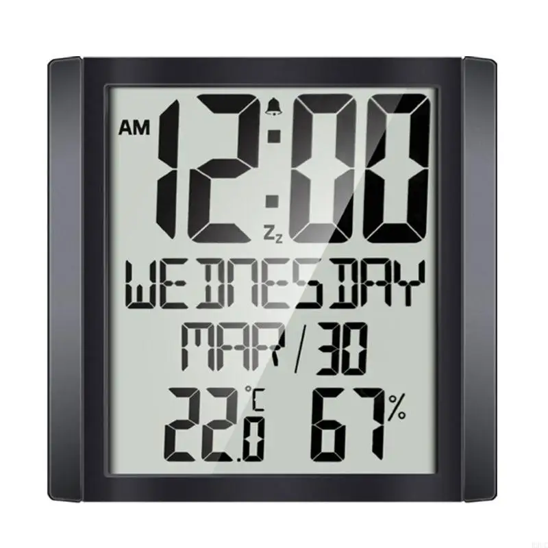 R9uc Day Clock veľké digitálne hodiny veľké zobrazenie s dátumom v deň v týždni Digitálne nástenné hodiny veľké displej demencie produkty