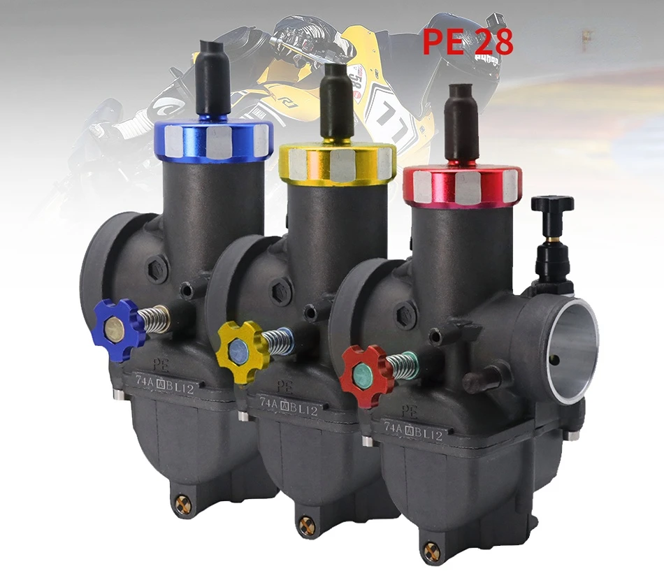 Racing PE28 karburátor 28 mm sacharb pre keihin ATV Quad Pit Dirt Bike Motorbike Scooter Off-road Carburateur 100-150 cc carburador