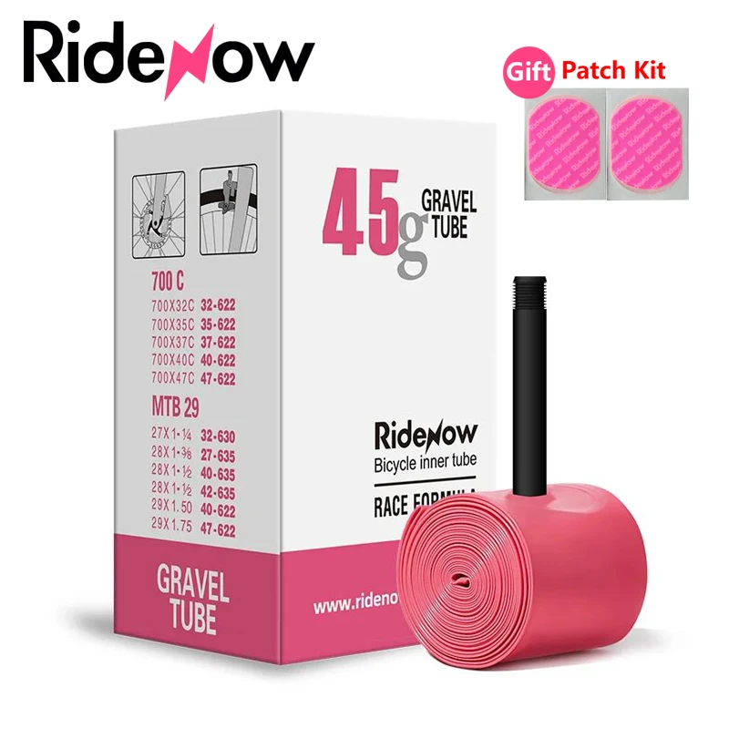 Radenow TPU Road Bicycle Inner Tube Gravel 29inch 700x32C 35 37 40 47C Pneumatika 42 mm Schrader Valve MTB Bike