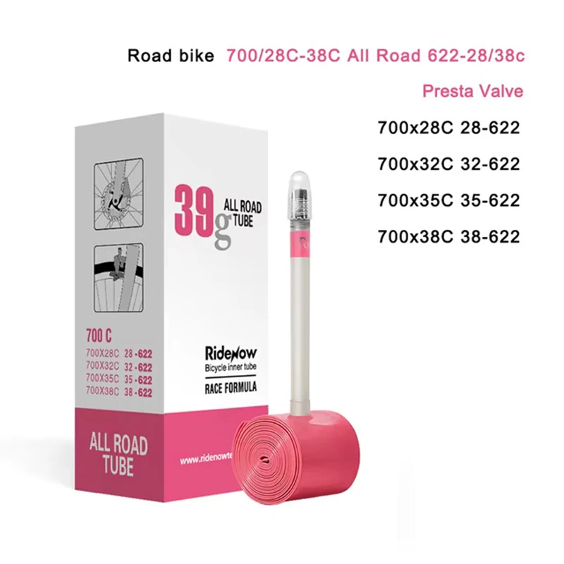 Radenow TPU trubica 700/28c-38c All Road 622-28/38C Cesta Vnútorná pneumatika 45 mm/65 mm/85 mm biely ventil