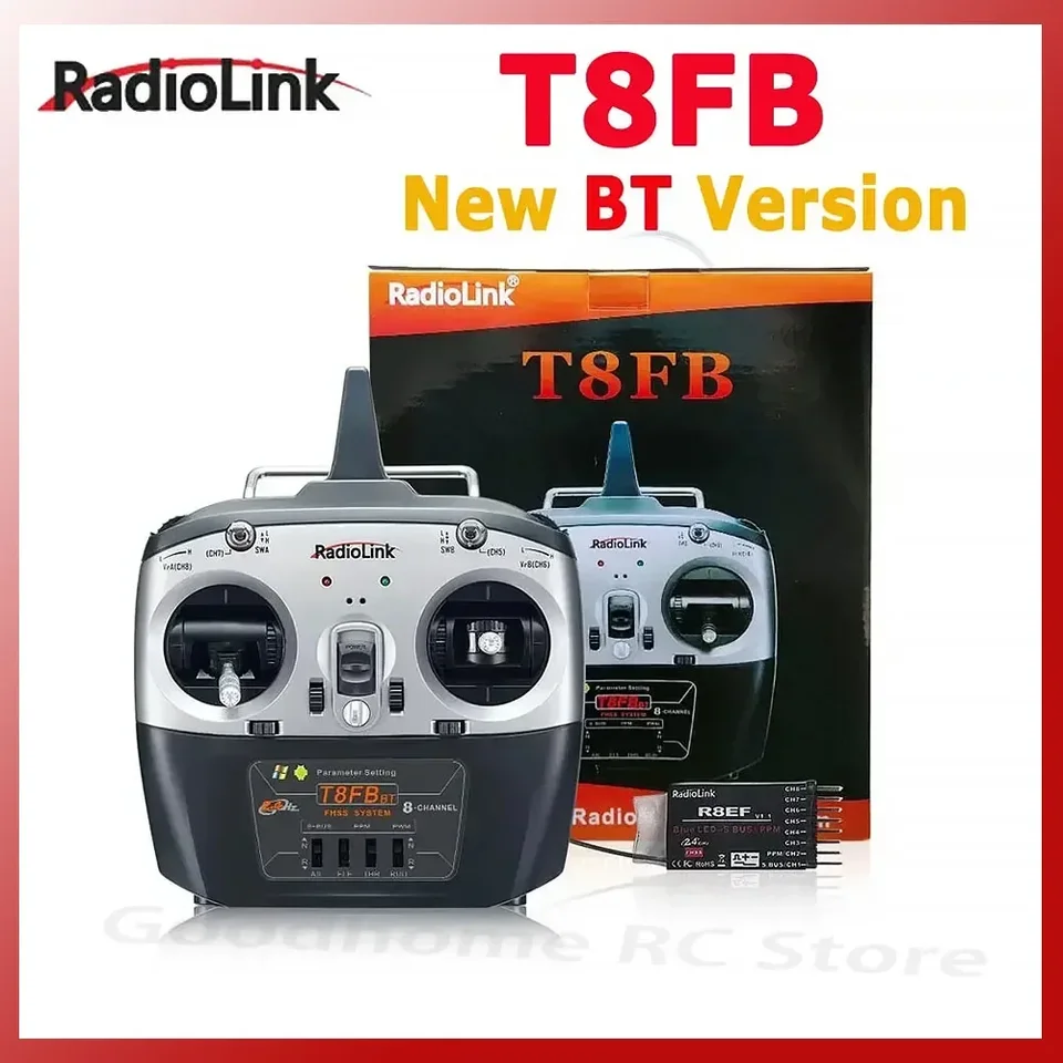 RADIOLINK T8FB BT 8 kanál 2.4G Radio radič s vzdialeným vysielačom R8EF pre FPV DRON FITNÉ KRIČNÉ LIEČ