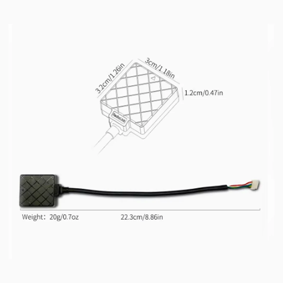 Radiolink TS100 Mini M10N GPS modul pre krížové letectvo mini pixhawk F4 letový ovládač vrtuľníka lietadla kvadrokoptéra