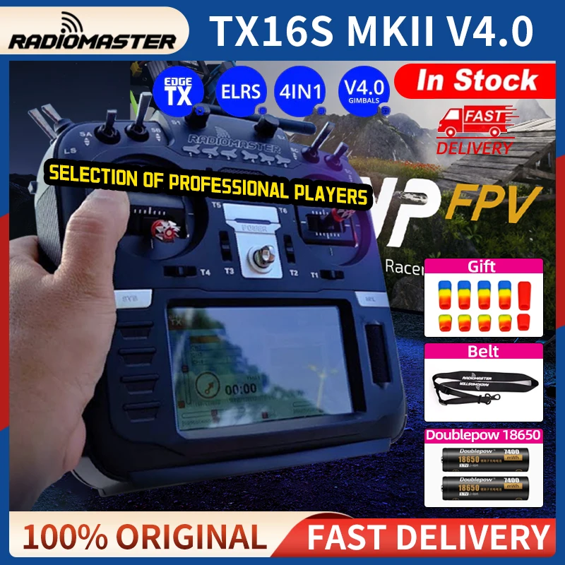 Radiomaster TX16S MKII V4.0 Mark II Hall Gimbal 4in1 ELRS Radio Controller Edgetx/Opentx Pán nomad TX pre RC FPV Drone