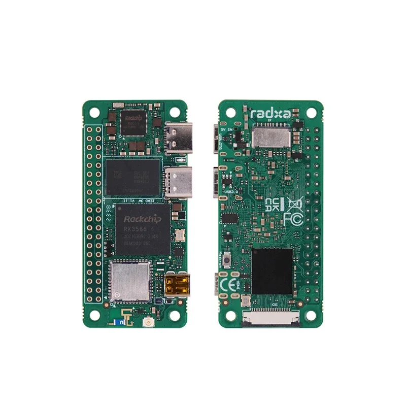 Radxa Zero 3W Quad-Core Mini Mini High-výkonná vývojová doska Rk3566 Chip Cortex®-A55