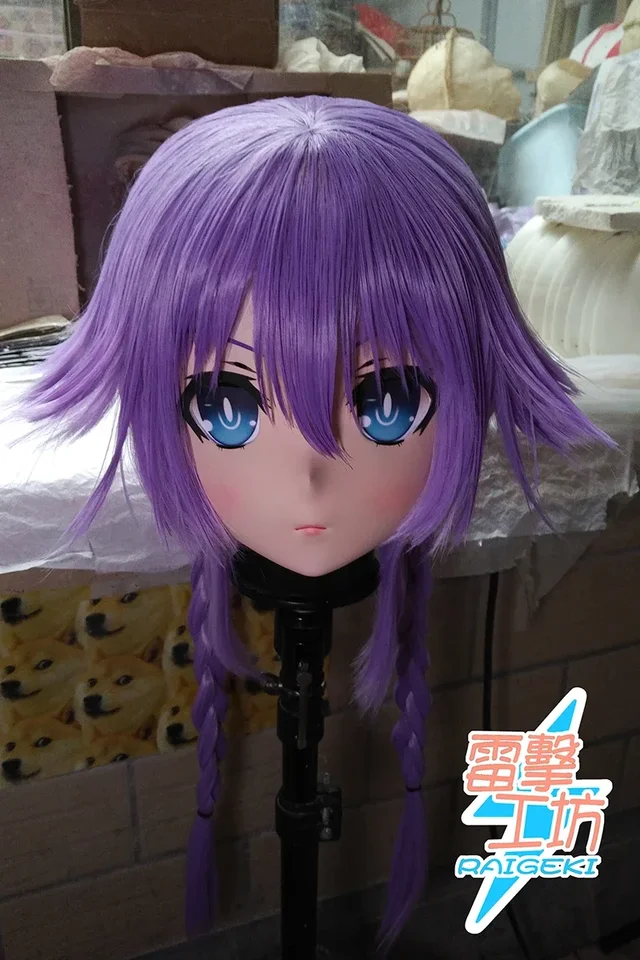 (Raigeki maks 34) Resin 3/4 hlava Žena/dievča Kigurumi Anime Cosplay Masky Crossdress Japan Rolita Lolita Crossdresser Doll Bjd Cos