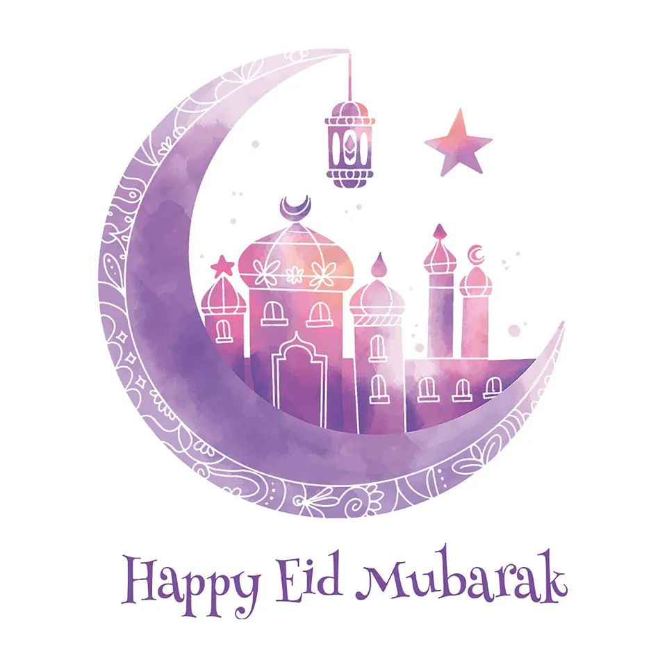 Ramadánska nálepka s okenou Eid Mubarak dekor lampa vzor ramadan kareem islamská nálepka na stenu moslimské nástenné nástenné nálepky dekorácie