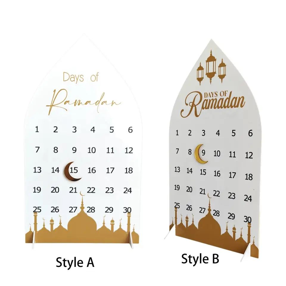 Ramadánsky kalendár Domáca dekorácia pre večierky Kancelárske vrcholy