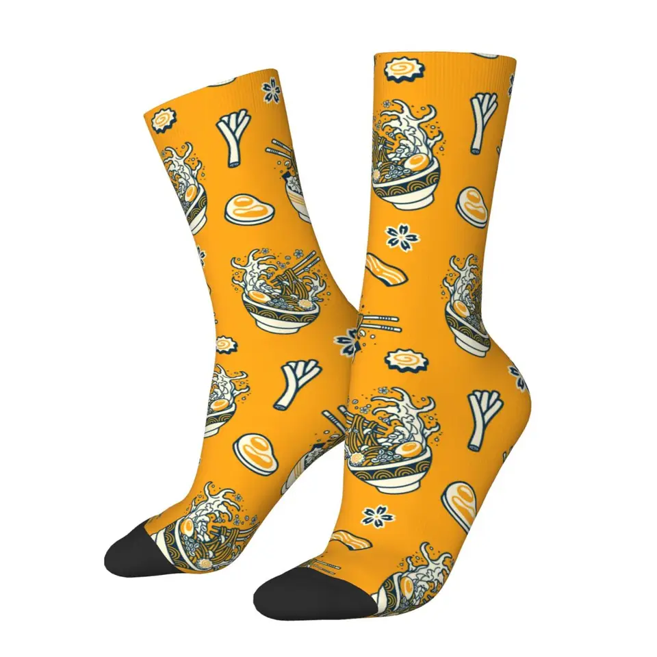 Ramen ponožka potlačená muž polyester