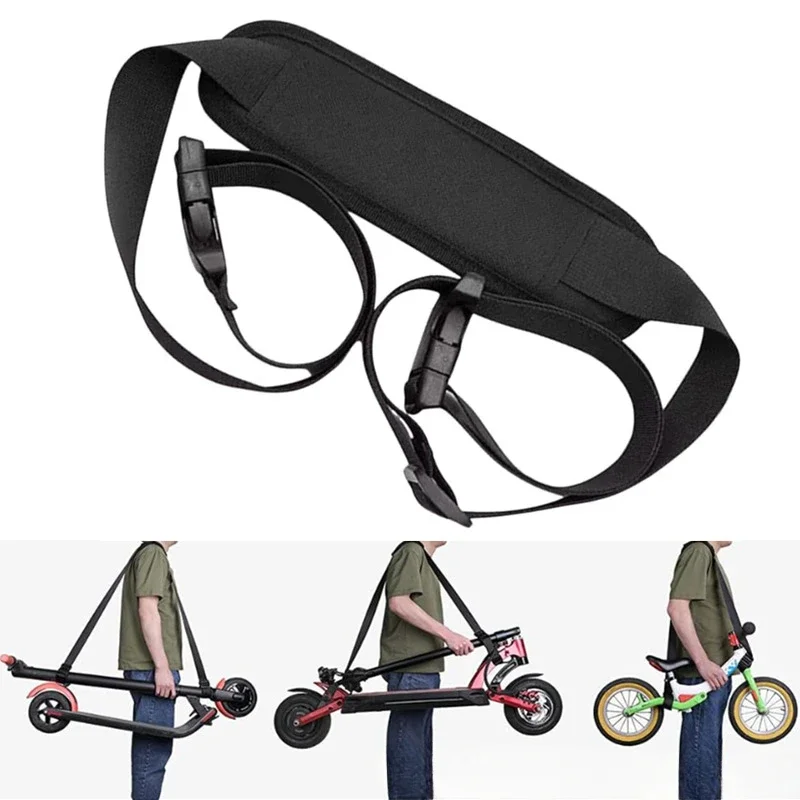 Ramenný popruh pre elektrické skútre pre Xiaomi 1S/M365 Skladací bicykel Multifunkčný zaťažovací ložisko Ručné rukoväť Rukoväť pásu