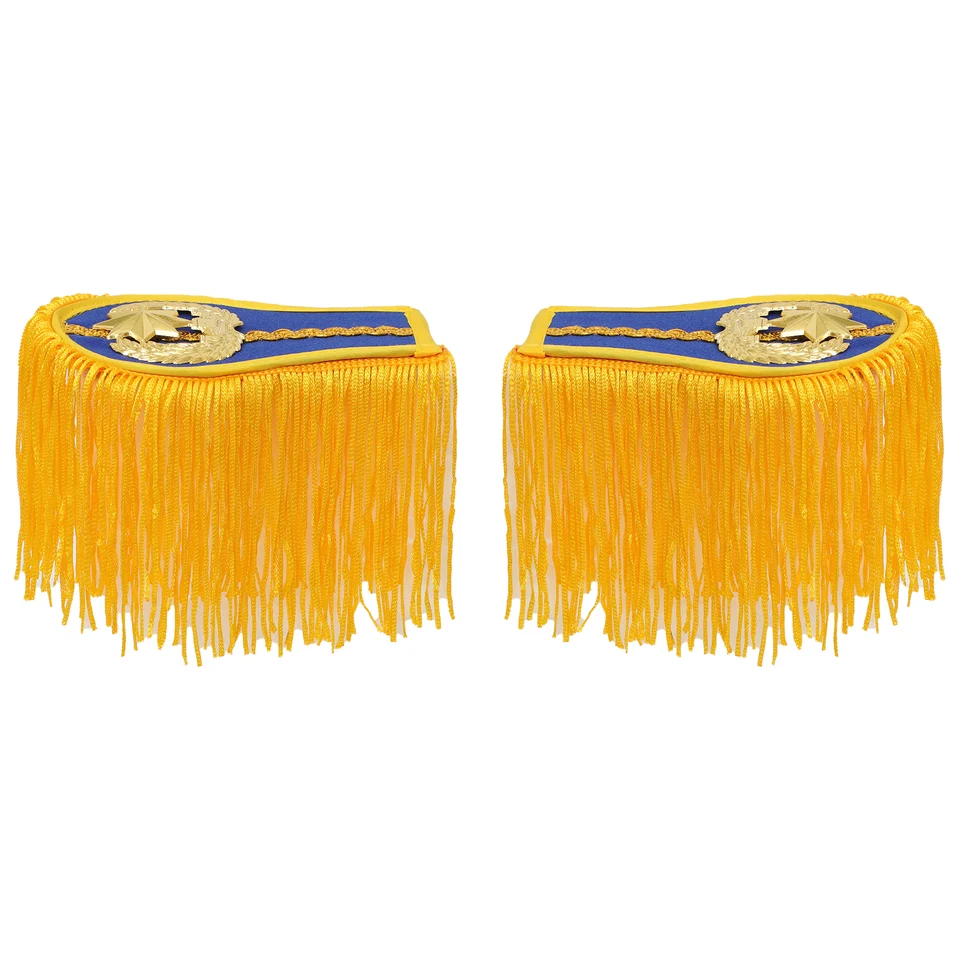 Ramerové podložky EPAULETTES BOOCH BOOCH ROZDELENIE ZOBRAZENIE TASSEL FRANES EPAULETS pre bundy vojenské kabáty
