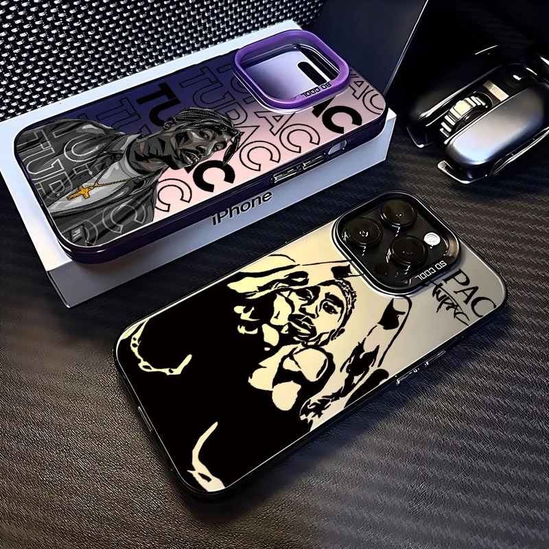 Rap Singer Tupacs Shakurs telefónny puzdro pre Tecno Spark Go 30c 20 10 7 Pova 6 Camon 20 15 ITEL P36 A48 S23 Pro 4G 5G Matte Cover Cover