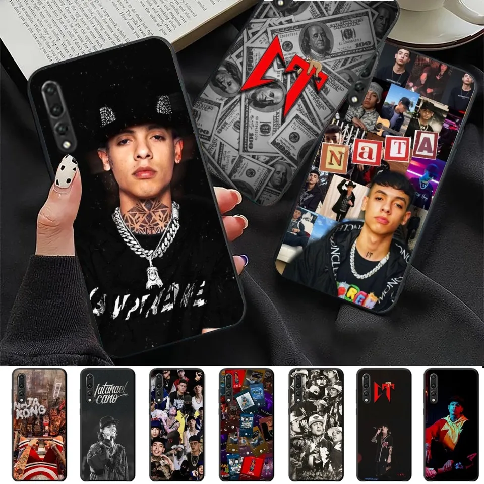 Raper Natanael Cano telefónny puzdro pre Huawei P 8 9 10 20 30 40 50 Pro Lite Psmart Honor 10 Lite 70 Mate 20Lite